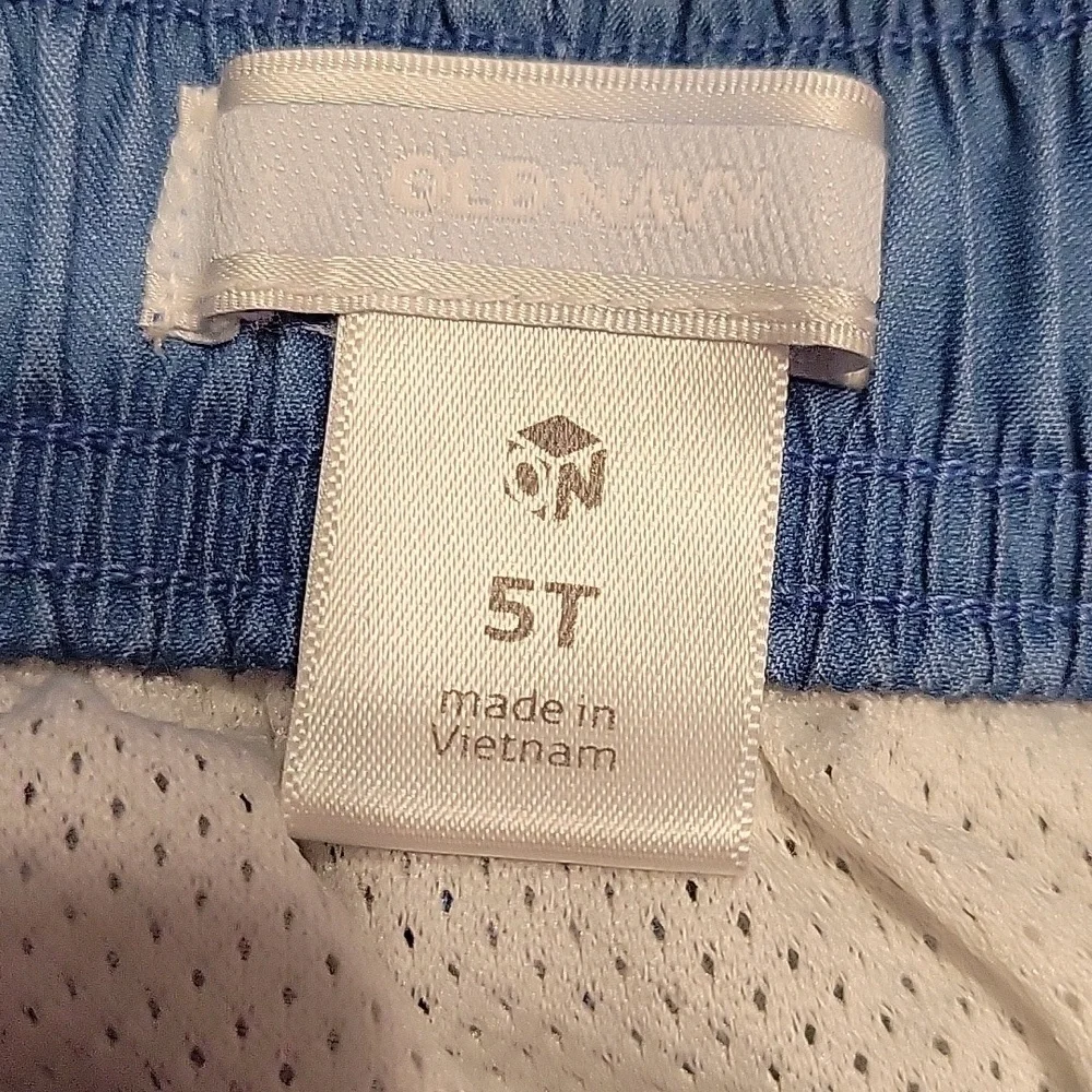 Old Navy Kids Blue Shark Print Swim Trunks Size 5T